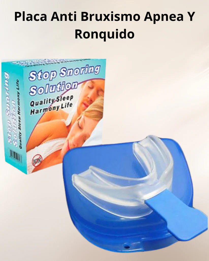 Placa Anti bruxismo, Apnea Y ronquido