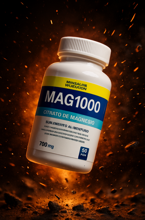🧬CITRATO DE MAGNESIO MAG1000® DE 90 CÁPSULAS
