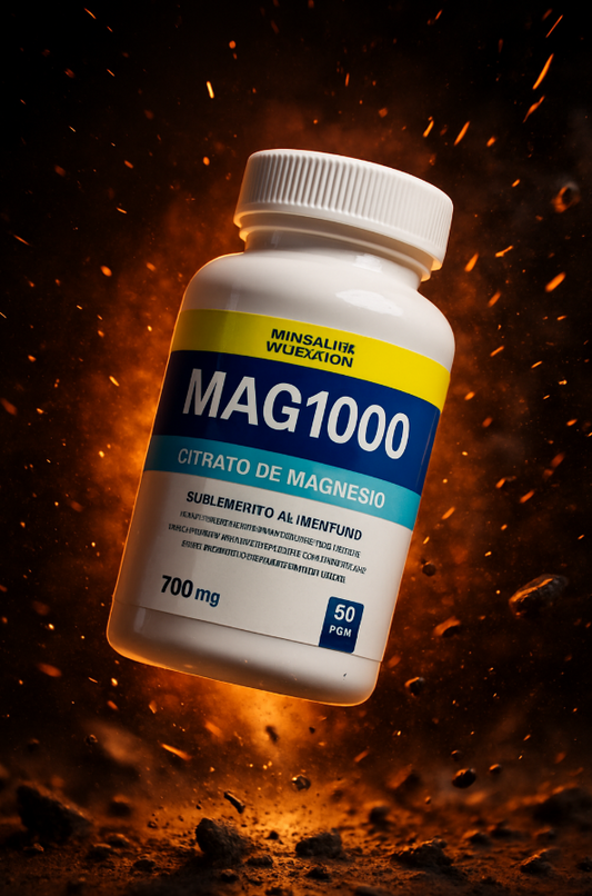 🧬CITRATO DE MAGNESIO MAG1000® DE 90 CÁPSULAS