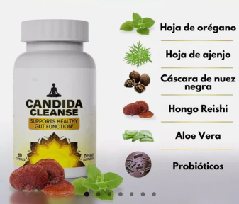CANDIDA CLEANSE - Restaura tu equilibrio  1000mg 60 cápsulas