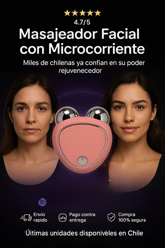 Masajeador Facial Con Microcorriente
